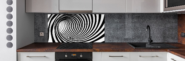 Achterwand keuken 3D-tunnel