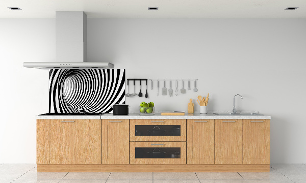 Achterwand keuken 3D-tunnel