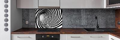 Achterwand keuken 3D-tunnel