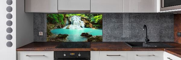 Glazen achterwand keuken Cascade