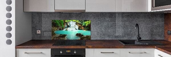 Glazen achterwand keuken Cascade