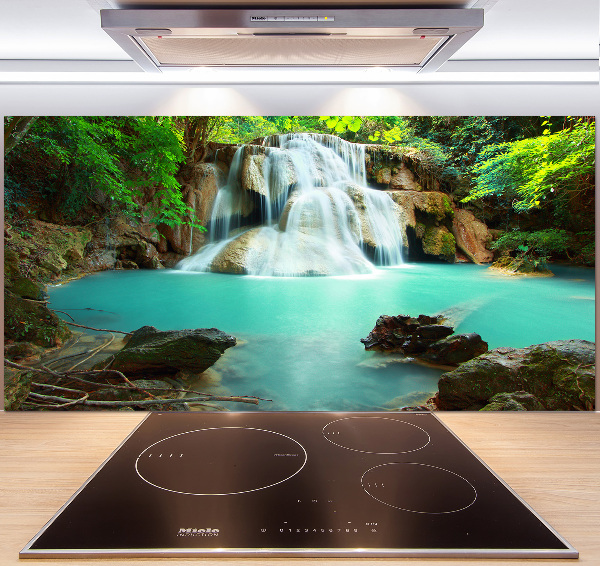 Glazen achterwand keuken Cascade