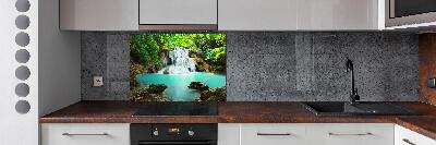 Glazen achterwand keuken Cascade