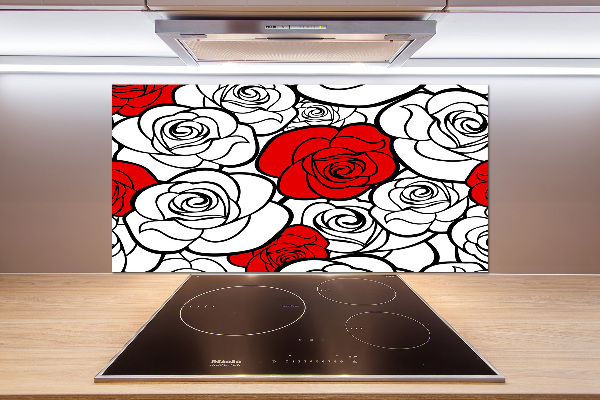 Keuken achterwand Rozen