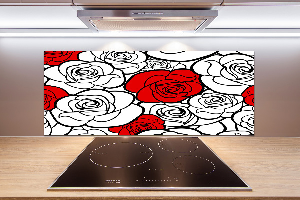 Keuken achterwand Rozen