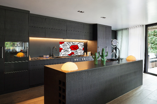 Keuken achterwand Rozen