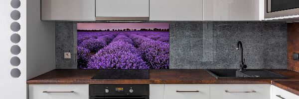 Achterwand keuken Lavendelveld