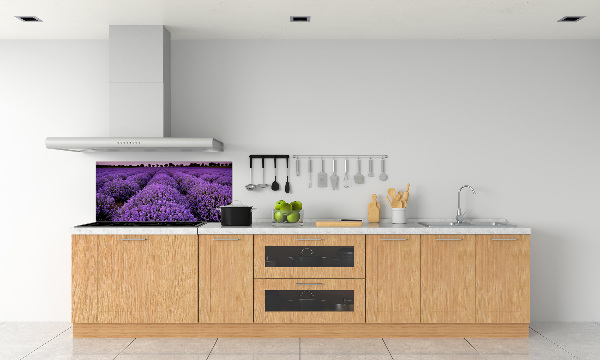 Achterwand keuken Lavendelveld