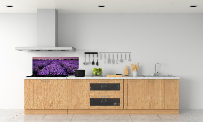 Achterwand keuken Lavendelveld