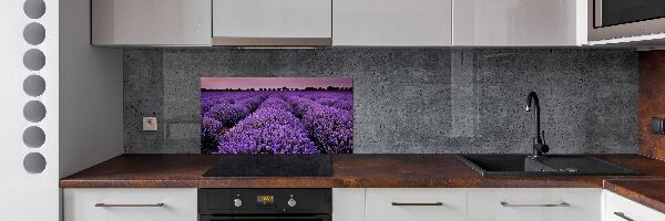 Achterwand keuken Lavendelveld