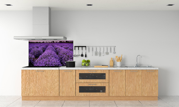 Achterwand keuken Lavendelveld