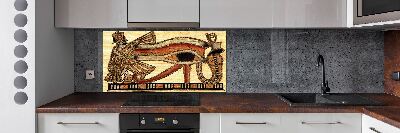 Achterwand keuken Egyptisch oog
