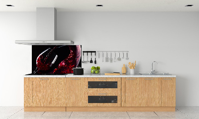 Spatplaat keuken Rode wijn