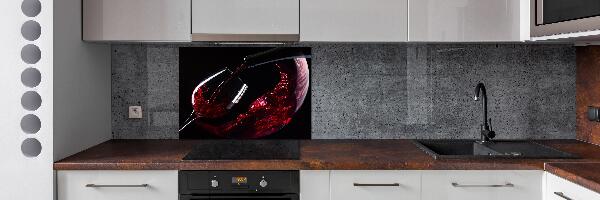 Spatplaat keuken Rode wijn