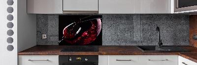 Spatplaat keuken Rode wijn