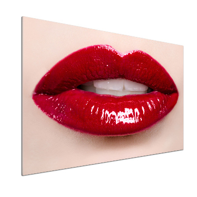 Keuken achterwand Rode lippen