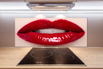 Keuken achterwand Rode lippen
