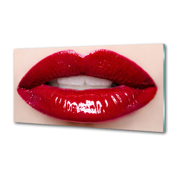 Keuken achterwand Rode lippen