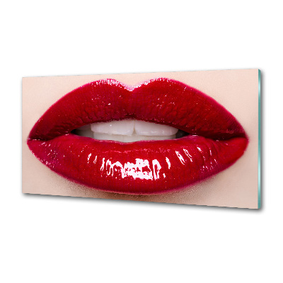 Keuken achterwand Rode lippen