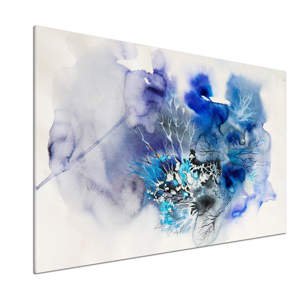 Panel do kuchni Abstrakcja kwiaty