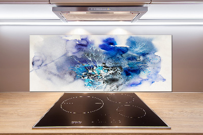 Panel do kuchni Abstrakcja kwiaty