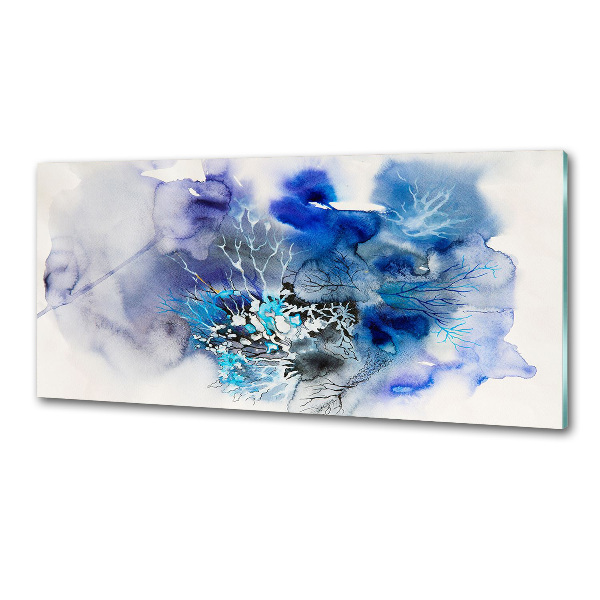 Panel do kuchni Abstrakcja kwiaty