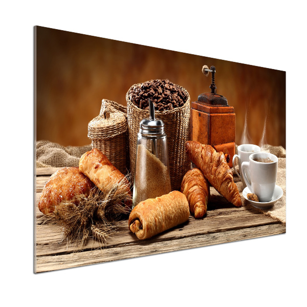 Panel między meble w kuchni Śniadanie