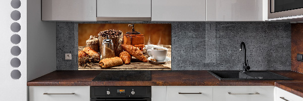 Panel między meble w kuchni Śniadanie