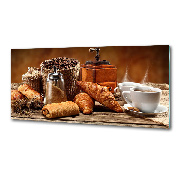 Panel między meble w kuchni Śniadanie