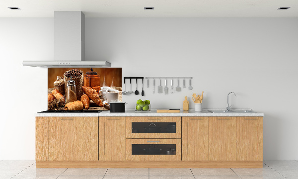 Panel między meble w kuchni Śniadanie