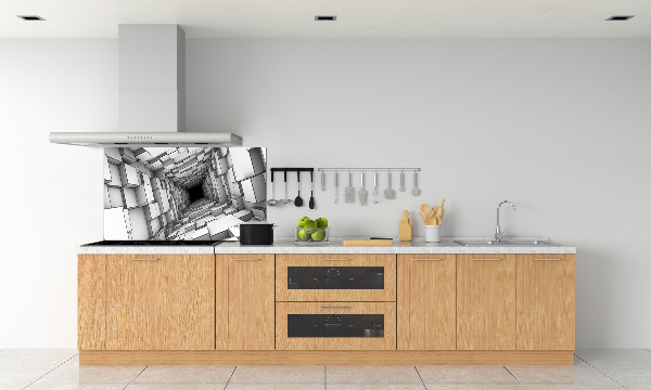 Panel do kuchni Tunel z sześcianów