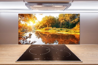 Keuken achterwand Rivier in de herfst