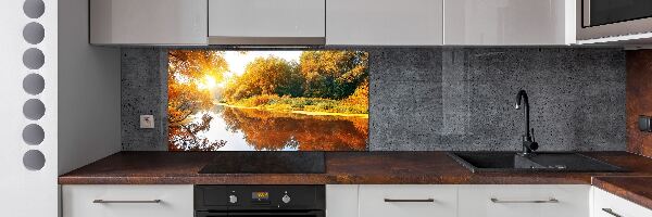 Keuken achterwand Rivier in de herfst