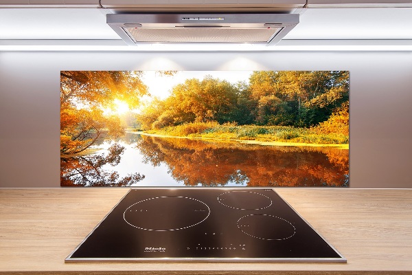 Keuken achterwand Rivier in de herfst