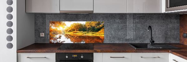 Keuken achterwand Rivier in de herfst