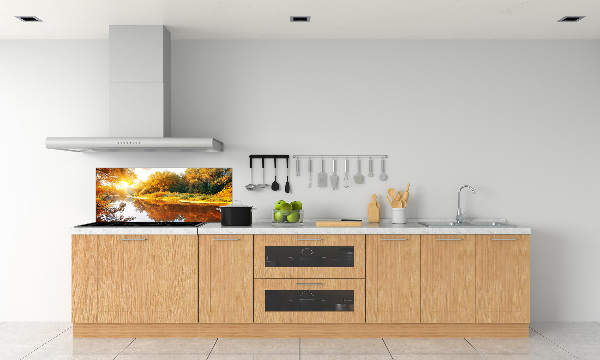 Keuken achterwand Rivier in de herfst