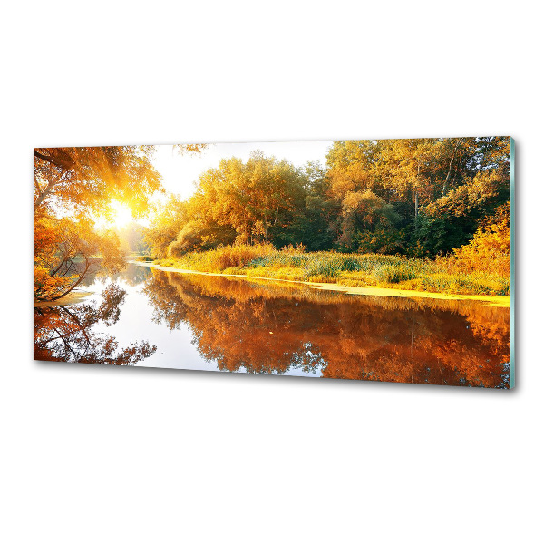 Keuken achterwand Rivier in de herfst