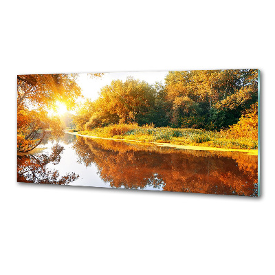 Keuken achterwand Rivier in de herfst