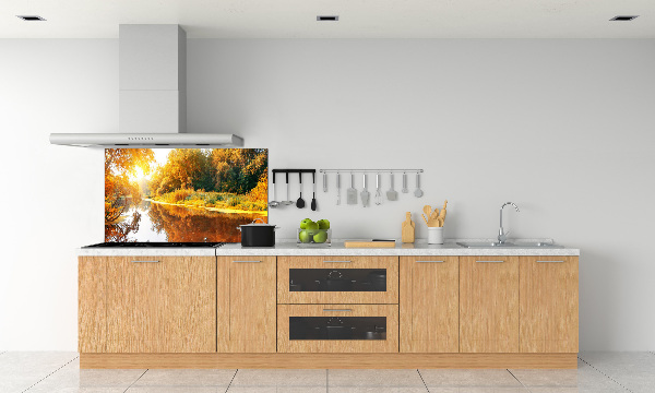 Keuken achterwand Rivier in de herfst