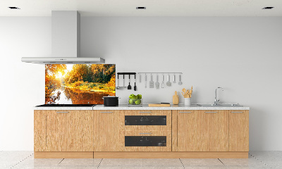 Keuken achterwand Rivier in de herfst