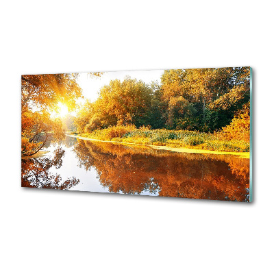 Keuken achterwand Rivier in de herfst