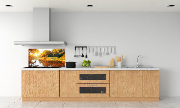 Keuken achterwand Rivier in de herfst