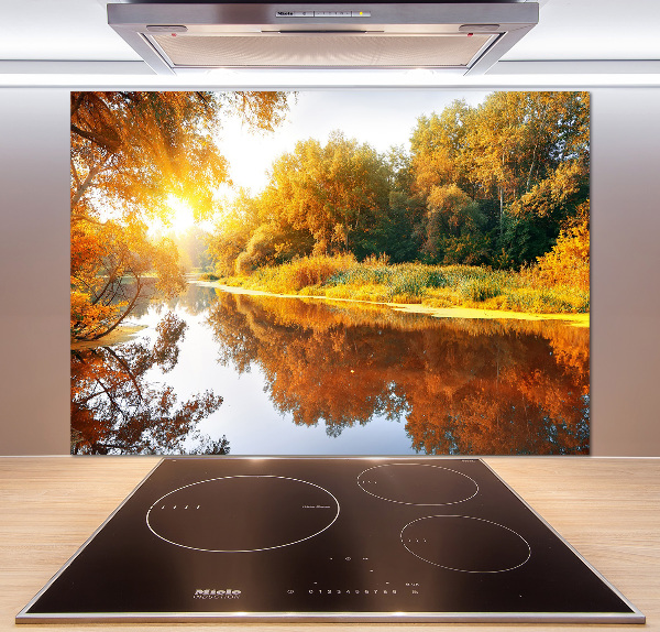 Keuken achterwand Rivier in de herfst