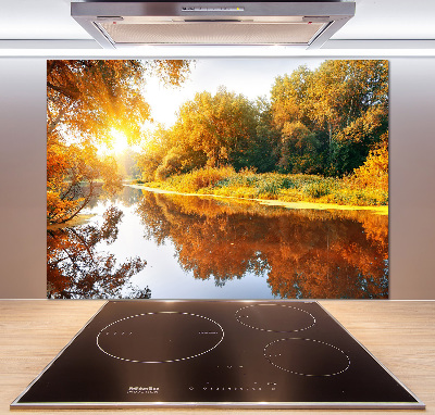 Keuken achterwand Rivier in de herfst