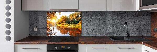 Keuken achterwand Rivier in de herfst