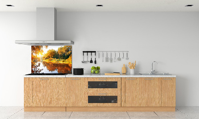 Keuken achterwand Rivier in de herfst