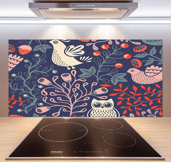 Achterwand keuken Kippenuil planten