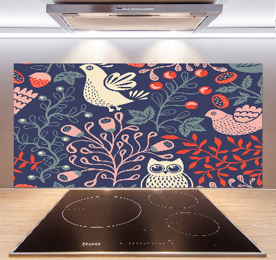 Achterwand keuken Kippenuil planten
