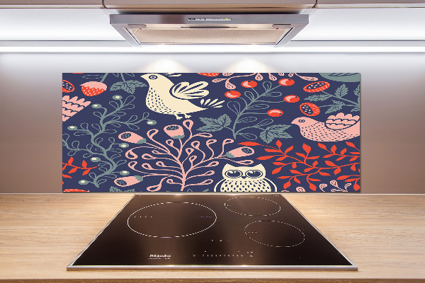 Achterwand keuken Kippenuil planten