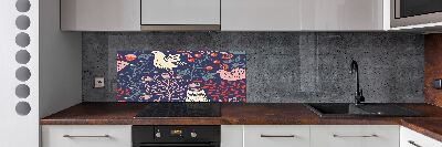 Achterwand keuken Kippenuil planten